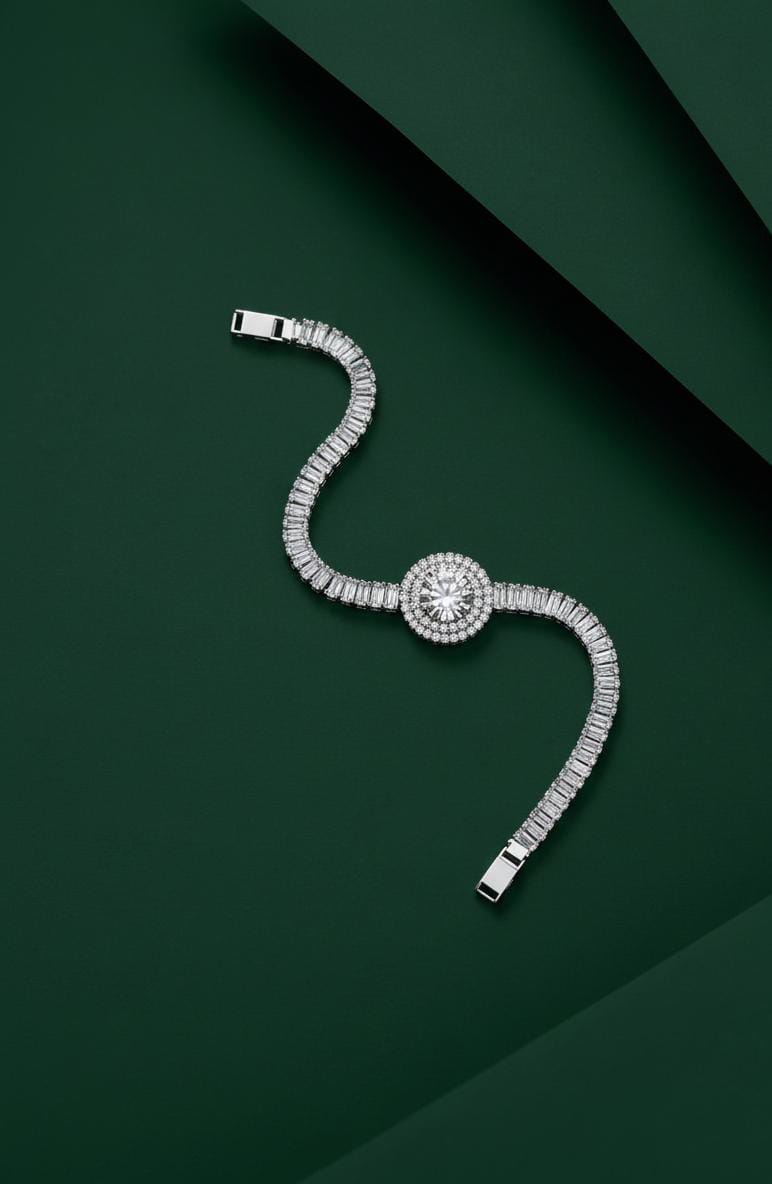 💎Steen less Steel Silver Bracelet
