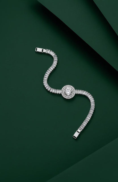 💎Steen less Steel Silver Bracelet